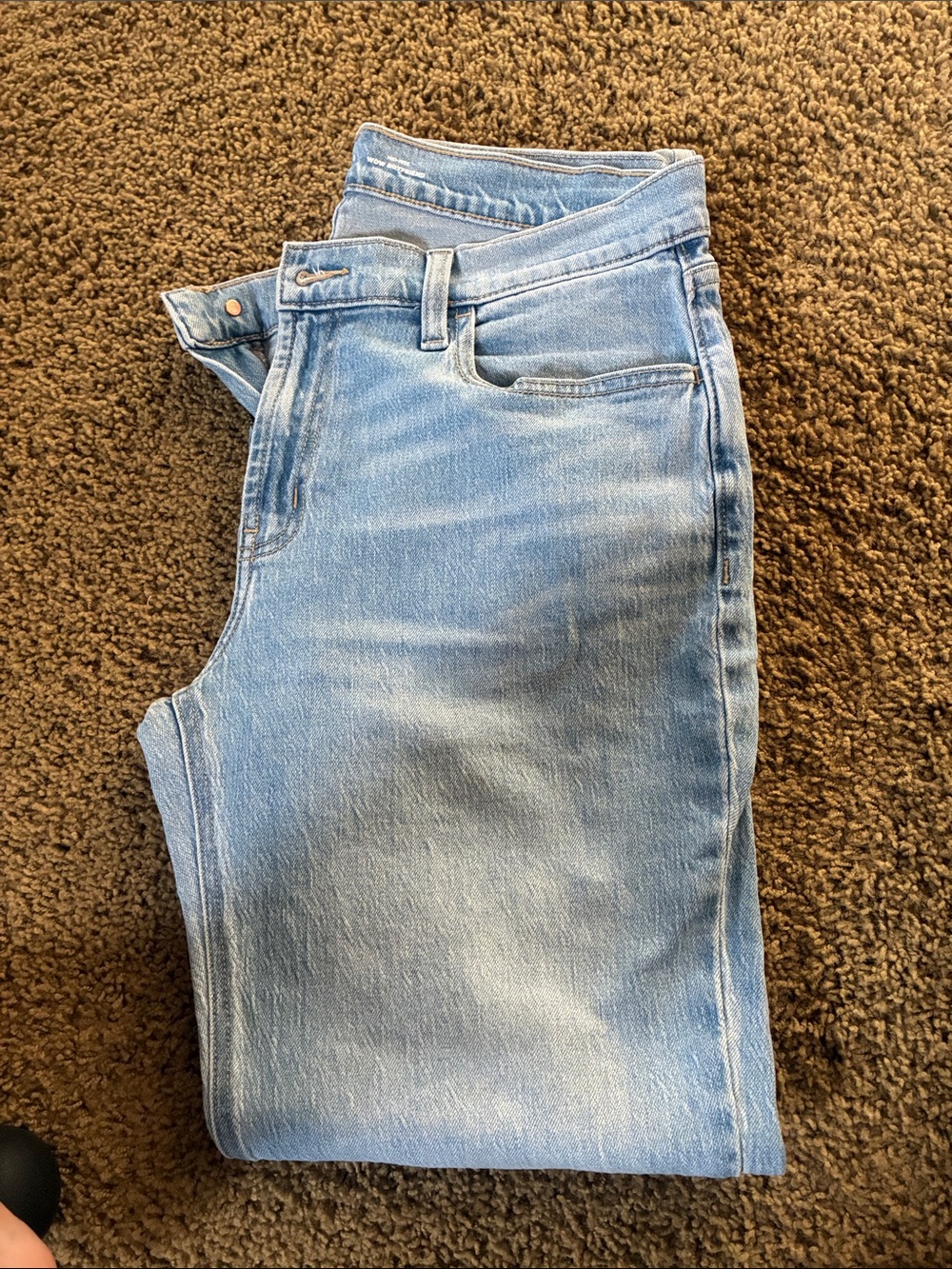 Old Navy Light Blue High-Rise Straight Jeans 8 short NWOT